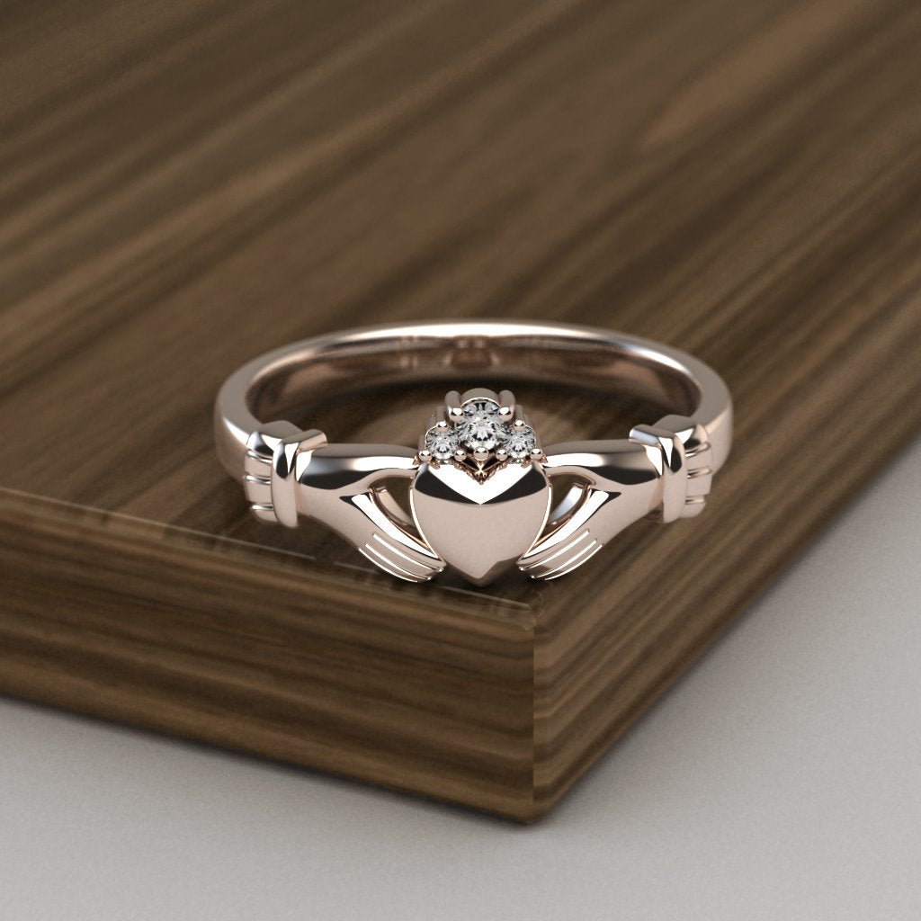 Design your own hot sale claddagh ring